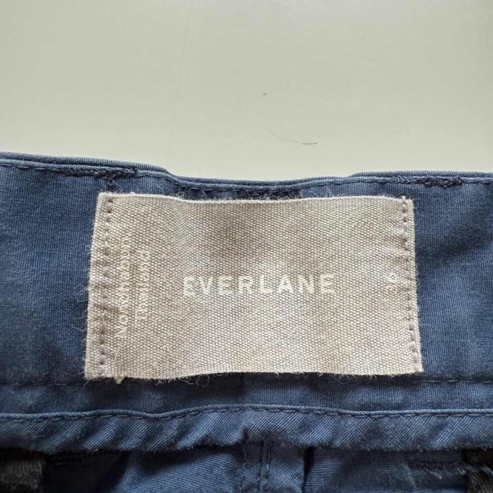 EVERLANE Chino 8.5" Shorts Mens 36 Blue Stretch Preppy Minimal Modern Summer - Picture 2 of 11